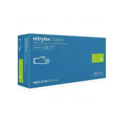 Mercator Rękawiczki Nitrylowe S Niebieskie 100 szt/ 50 par