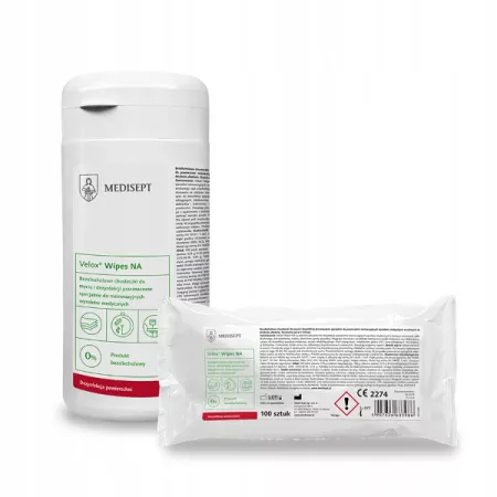 Chusteczki do dezynfekcji Medisept Velox Wipes