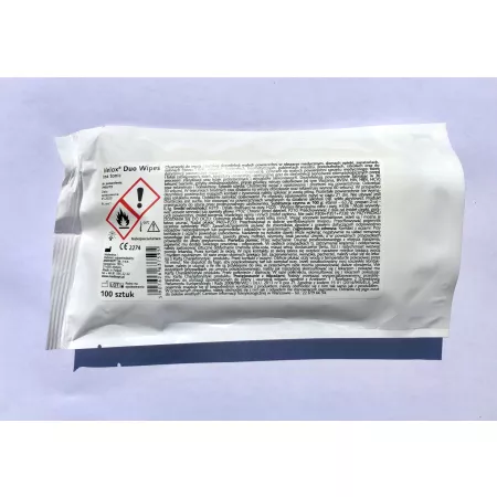 Preparat do dezynfekcji Medisept Velox Duo Wipes chusteczki dezynfekcja tea tonic