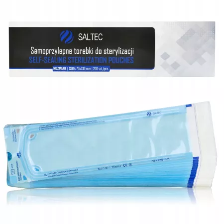 Saltec Torebki Do Sterylizacji 70x230 mm 200 szt