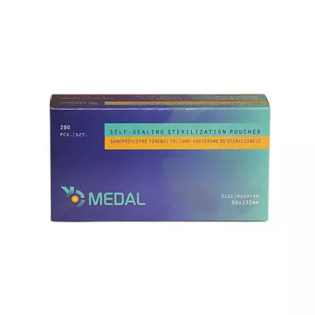 Medal Torebki Foliowo-Papierowe 90x135 mm 200 szt